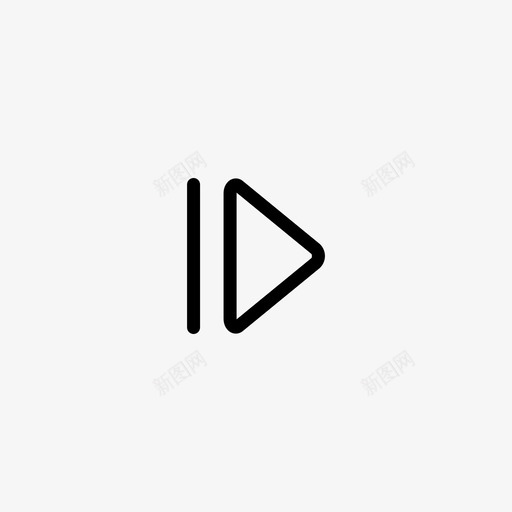 音乐控制下一个图标svg_新图网 https://ixintu.com 下一个 停止 控制 播放 混合 音乐