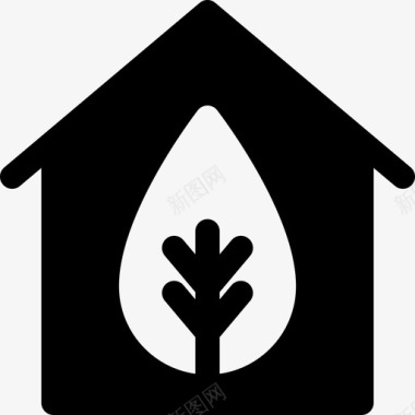 房屋能源和环境3已填充图标图标