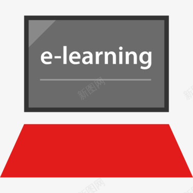 ELearning教育32扁平图标图标