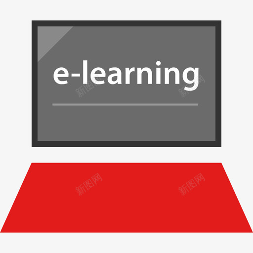 ELearning教育32扁平图标svg_新图网 https://ixintu.com ELearning 扁平 教育32