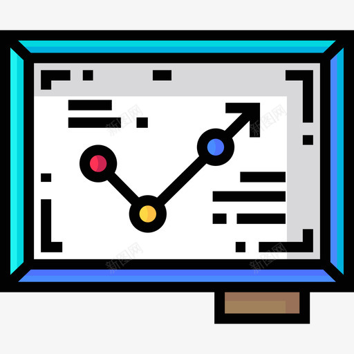 折线图业务分析线颜色图标svg_新图网 https://ixintu.com 业务分析 折线图 线颜色