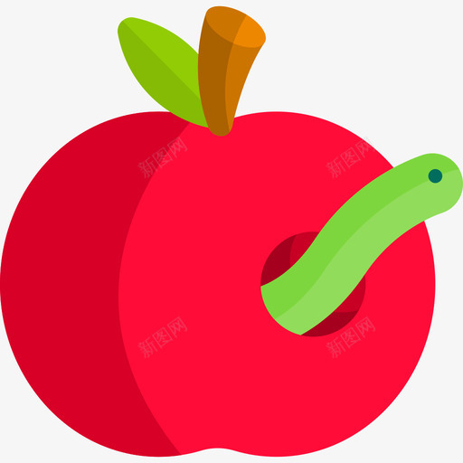 苹果回学校25平的图标svg_新图网 https://ixintu.com 回学校25 平的 苹果