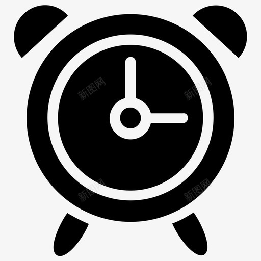 闹钟钟表手表图标svg_新图网 https://ixintu.com 手表 社会责任矢量图标 钟表 闹钟