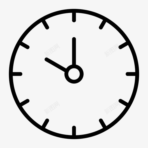 钟十点时间图标svg_新图网 https://ixintu.com 十点 手表 挂钟 时间 钟