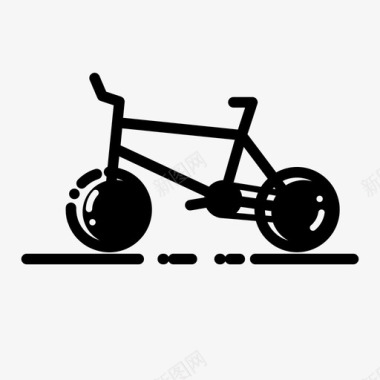 自行车机器运输工具图标图标