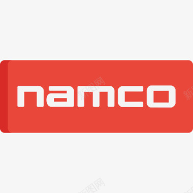 Namco视频游戏徽标扁平图标图标