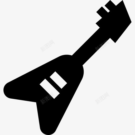 电吉他摇滚乐7填充图标svg_新图网 https://ixintu.com 填充 摇滚乐7 电吉他
