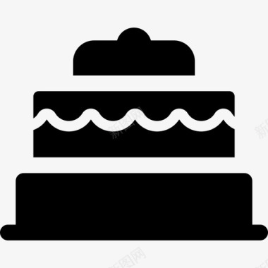 蛋糕野餐20填充图标图标