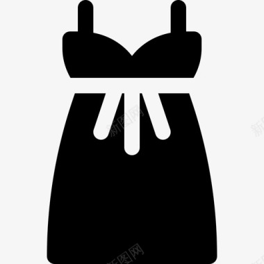 连衣裙时尚电子商务8填充图标图标