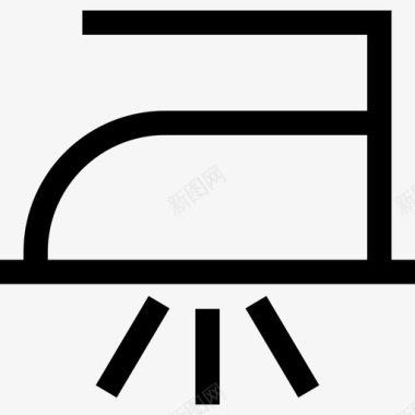 熨斗洗衣房4直列式图标图标