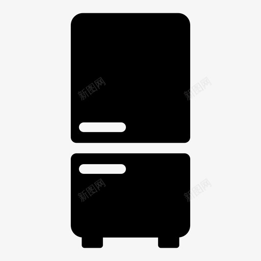 冰箱厨房电器厨房用具2件电子产品图标svg_新图网 https://ixintu.com 冰箱 厨房用具2件电子产品 厨房电器