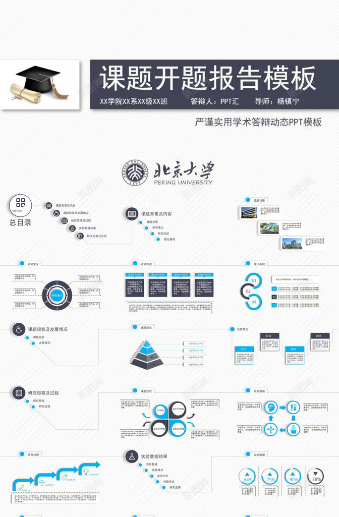 动态细线贯穿开题报告PPT模板_新图网 https://ixintu.com 动态 开题 报告 细线 贯穿