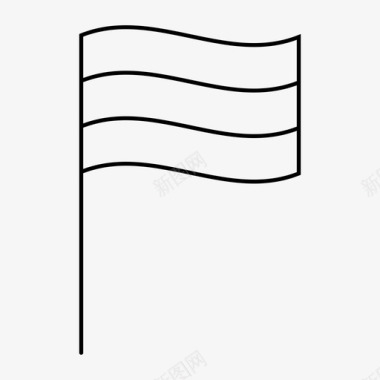 旗帜完成国家图标图标