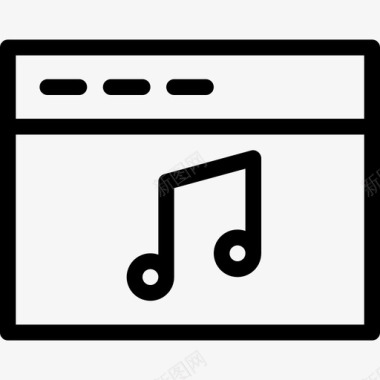 音乐网络浏览器图标图标