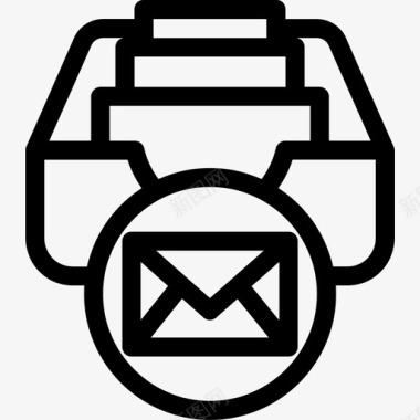 收件箱存档邮件图标图标