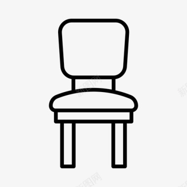椅子餐厅家具图标图标