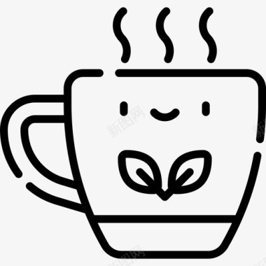 茶杯秋14直纹图标图标