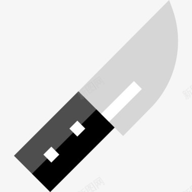 刀野餐刀21扁平图标图标