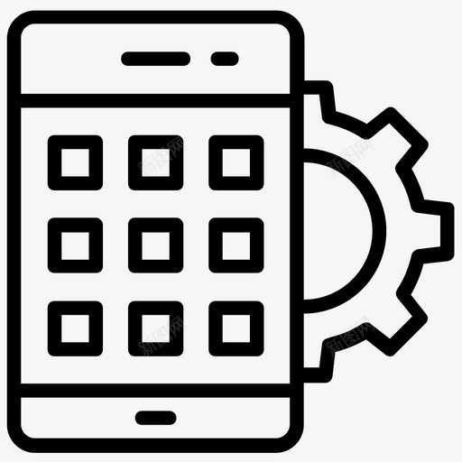 应用程序编程api应用程序开发图标svg_新图网 https://ixintu.com api it工作区线图标 应用程序开发 应用程序编程 移动软件开发 设置