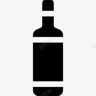 酒瓶奢侈品商店9装满图标图标