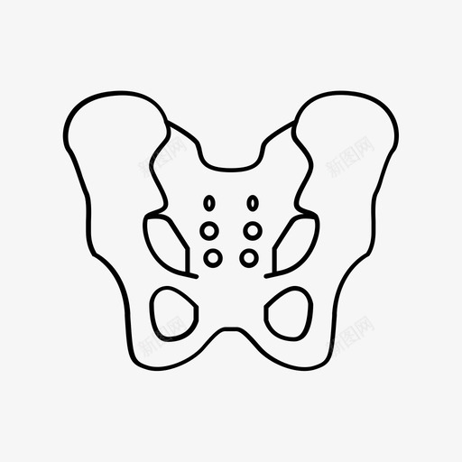 脊柱解剖学骨图标svg_新图网 https://ixintu.com 脊柱 解剖学 骨 骨质疏松 骨骼
