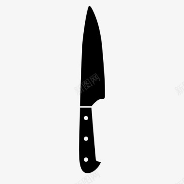 刀刀片烹饪图标图标
