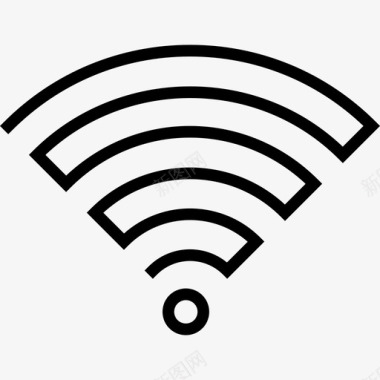 Wifi通信71线性图标图标