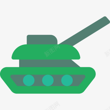 坦克武器4扁平图标图标