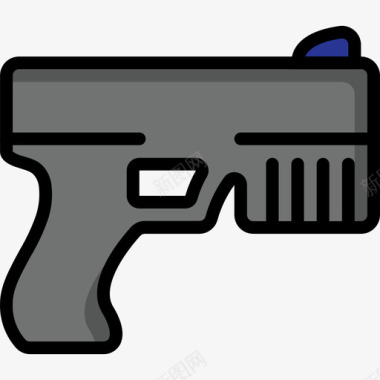 枪武器3线颜色图标图标