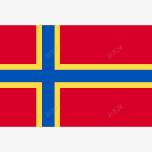 奥克尼群岛长方形的国家简单的旗帜图标svg_新图网 https://ixintu.com 奥克尼群岛 长方形的国家简单的旗帜