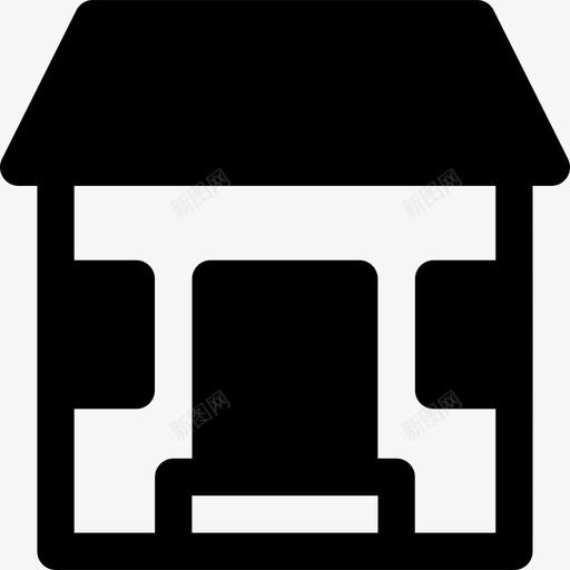 房地产不动产11已填充图标svg_新图网 https://ixintu.com 不动产11 已填充 房地产
