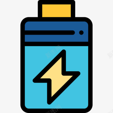 电池ui接口10线颜色图标图标