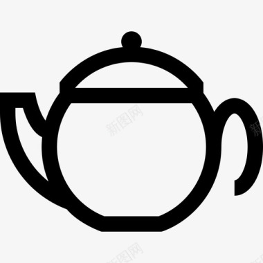 茶壶冬季15直纹图标图标