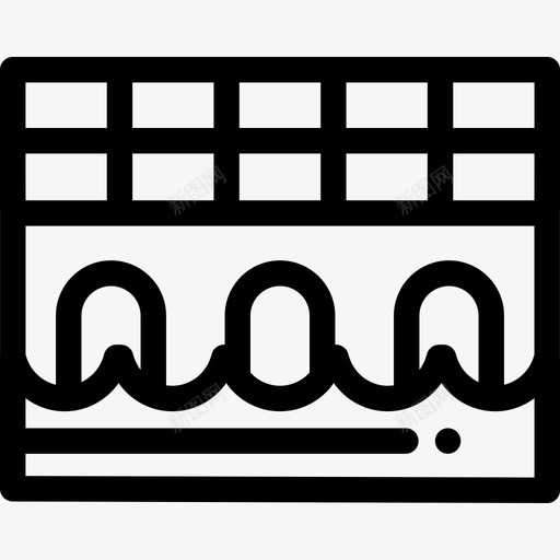 桥梁不动产16线性图标svg_新图网 https://ixintu.com 不动产16 桥梁 线性
