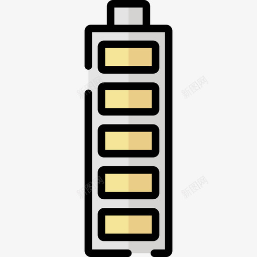 电池生态62线性颜色图标svg_新图网 https://ixintu.com 生态62 电池 线性颜色