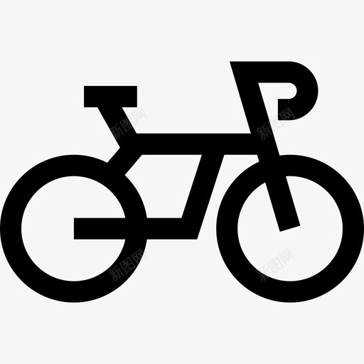 自行车巴黎6直线型图标svg_新图网 https://ixintu.com 巴黎6 直线型 自行车