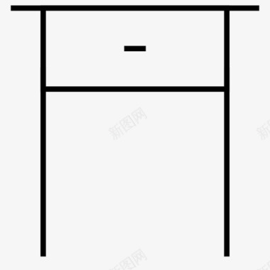 床头柜家具家用图标图标