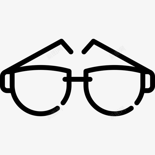 眼镜父亲节3直系图标svg_新图网 https://ixintu.com 父亲节3 直系 眼镜
