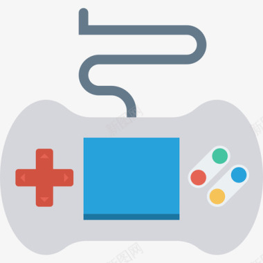 游戏控制网络和通信平面图标图标