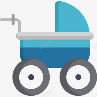 婴儿推车玩具16扁平图标图标
