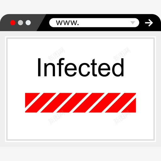 感染网络安全4扁平图标svg_新图网 https://ixintu.com 感染 扁平 网络安全4
