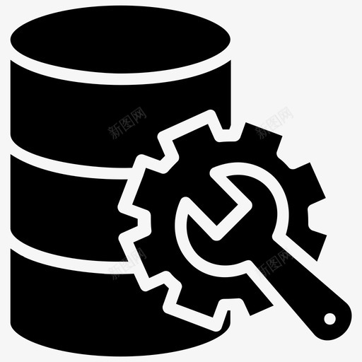 数据库修复数据恢复数据库维护图标svg_新图网 https://ixintu.com sql修复 数据库修复 数据库字形图标 数据库管理 数据库维护 数据恢复 设置
