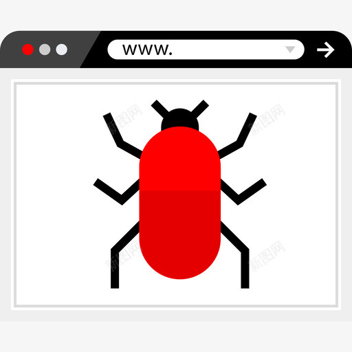 浏览器互联网安全4扁平图标svg_新图网 https://ixintu.com 互联网安全4 扁平 浏览器