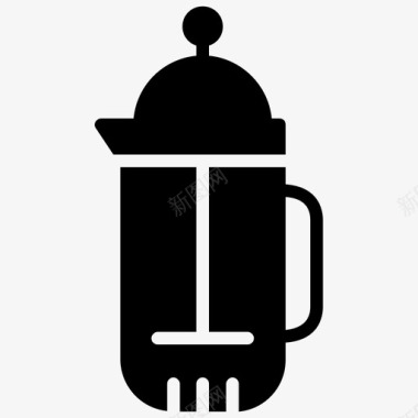 过滤罐饮料容器咖啡图标图标