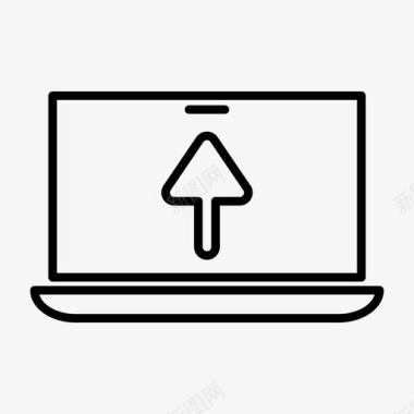 升级开发笔记本电脑图标图标