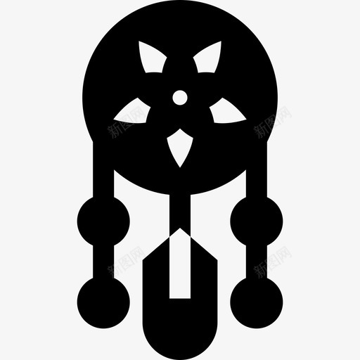 Dreamcatcher波西米亚风格7填充图标svg_新图网 https://ixintu.com Dreamcatcher 填充 波西米亚风格7