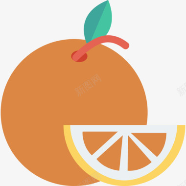 橘子食品饮料3无糖图标图标