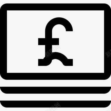 英镑银行业务3直系图标图标