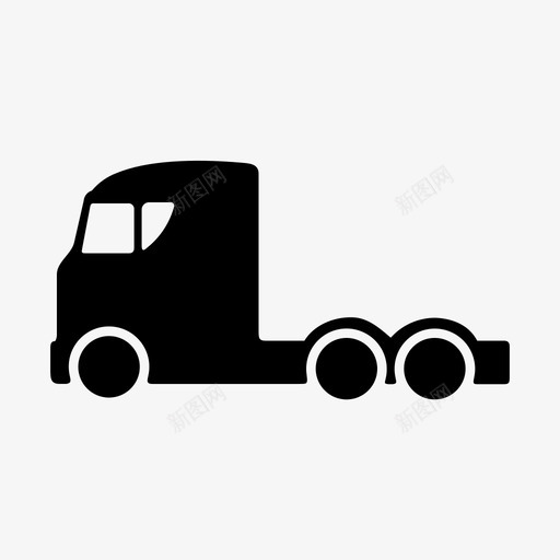 卡车6轮车大卡车图标svg_新图网 https://ixintu.com 6轮车 卡车 大卡车 摩登卡车 汽车