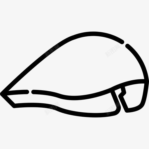头盔公路自行车比赛2直线型图标svg_新图网 https://ixintu.com 公路自行车比赛2 头盔 直线型